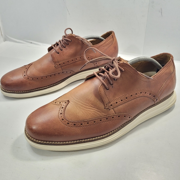 COLE HAAN ORIGINAL GRAND SHORT WING OX II OXFORD SHOES MEN'S 11M